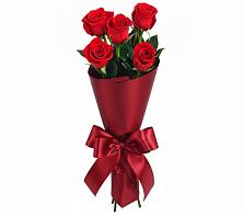 Букет 5 Красных роз Эдлесс Лав в Песчанке