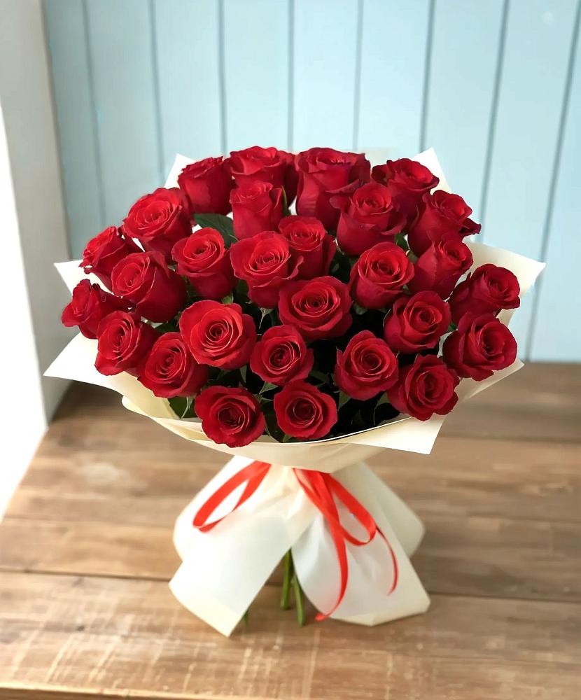 Букет 29 Красных роз в Песчанке