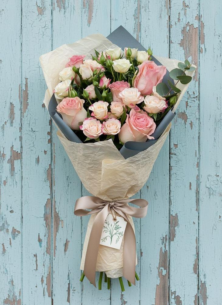 Букет цветов из: Розы в Песчанке