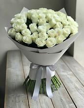 Букет 35 Белых роз #REPLACE_PRED# Песчанке