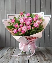 Букет Розовый кустик #REPLACE_PRED# Песчанке
