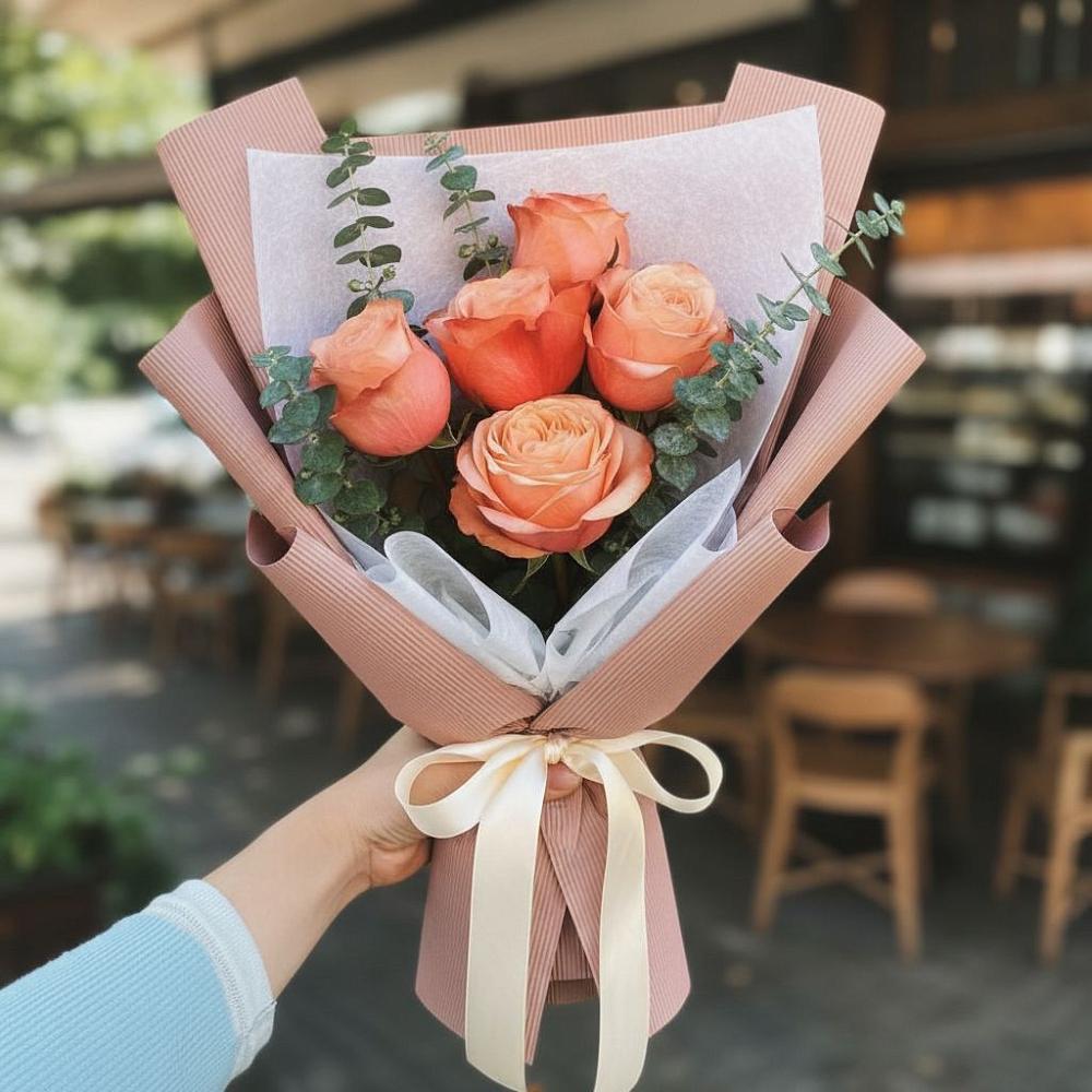 Букет цветов из: Розы в Песчанке