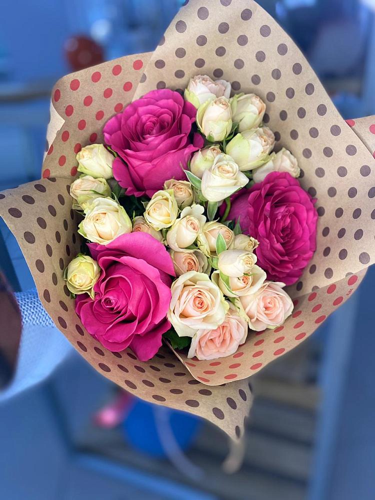 Букет цветов из: Розы в Песчанке