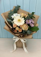 Букет цветов из:  Герберы и Хризантемы в Песчанке