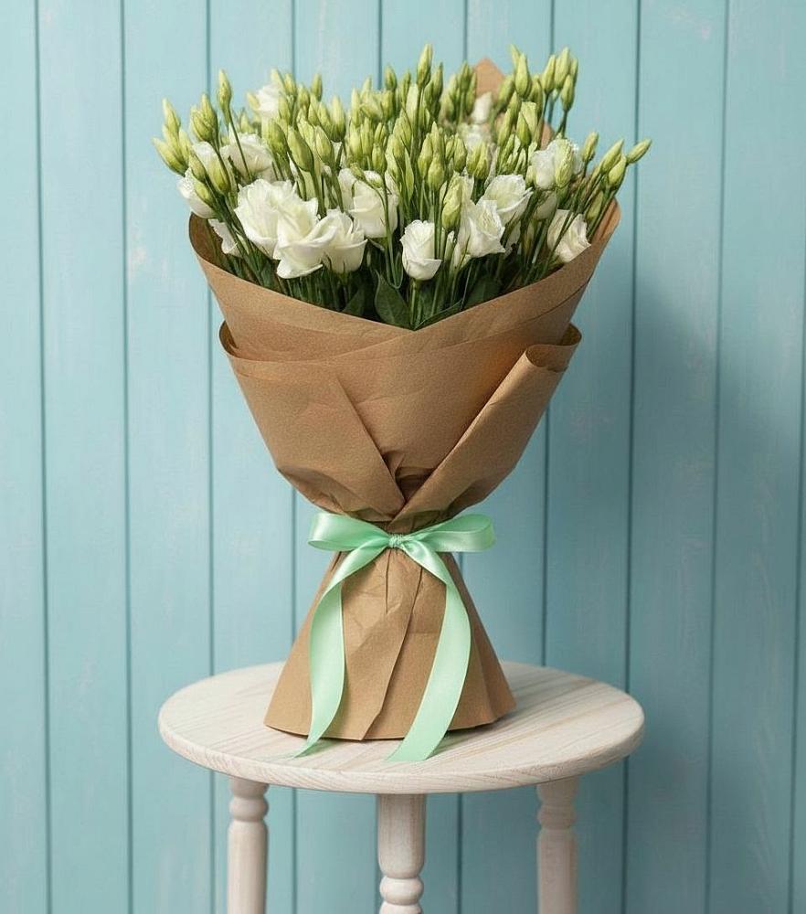 Букет цветов из: Лизиантусы в Песчанке