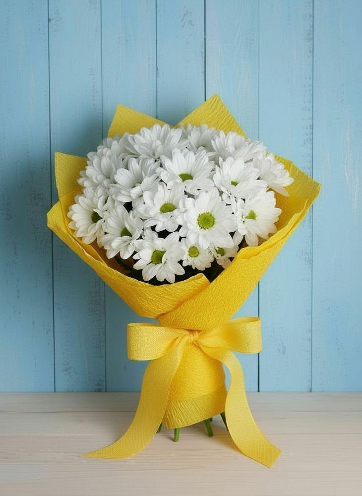 Букет цветов из: Хризантемы в Песчанке