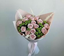 Букет цветов из:  Розы и Хризантемы #REPLACE_PRED# Песчанке