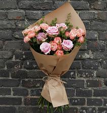 Букет цветов из:  Розы #REPLACE_PRED# Песчанке