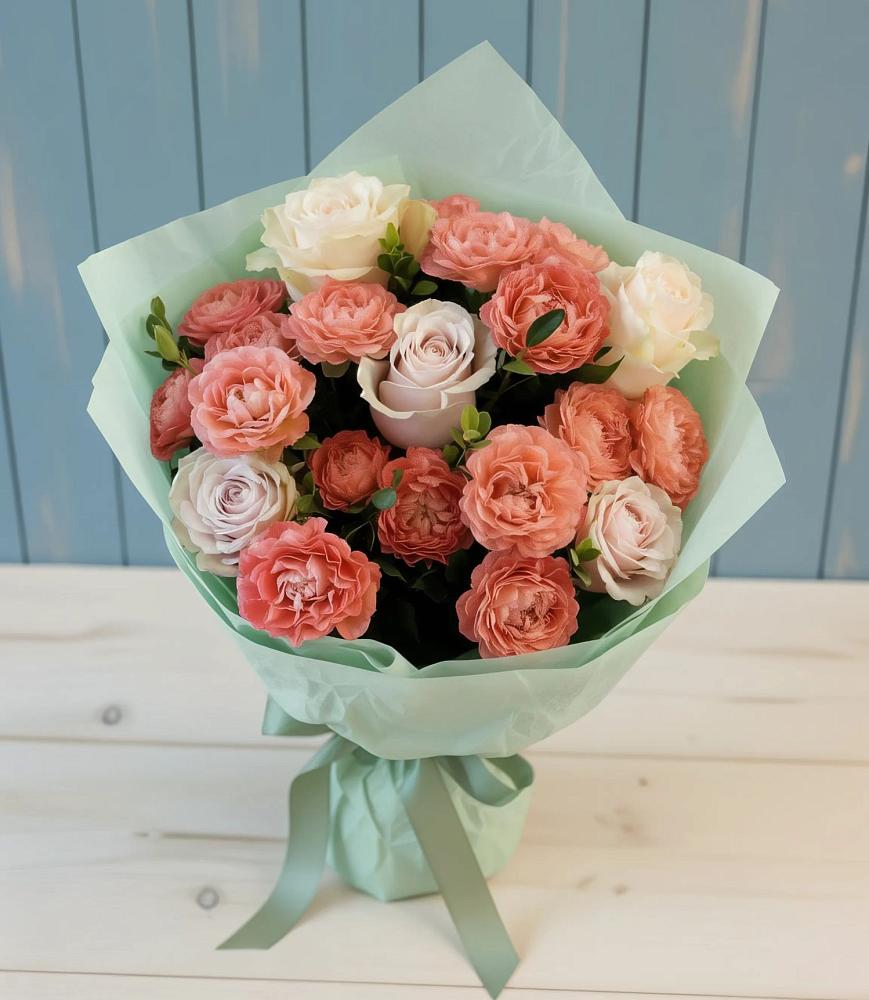 Букет цветов из: Розы в Песчанке