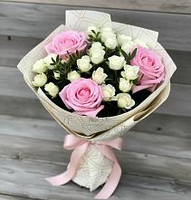 Букет цветов из:  Розы #REPLACE_PRED# Песчанке