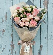 Букет цветов из:  Розы #REPLACE_PRED# Песчанке