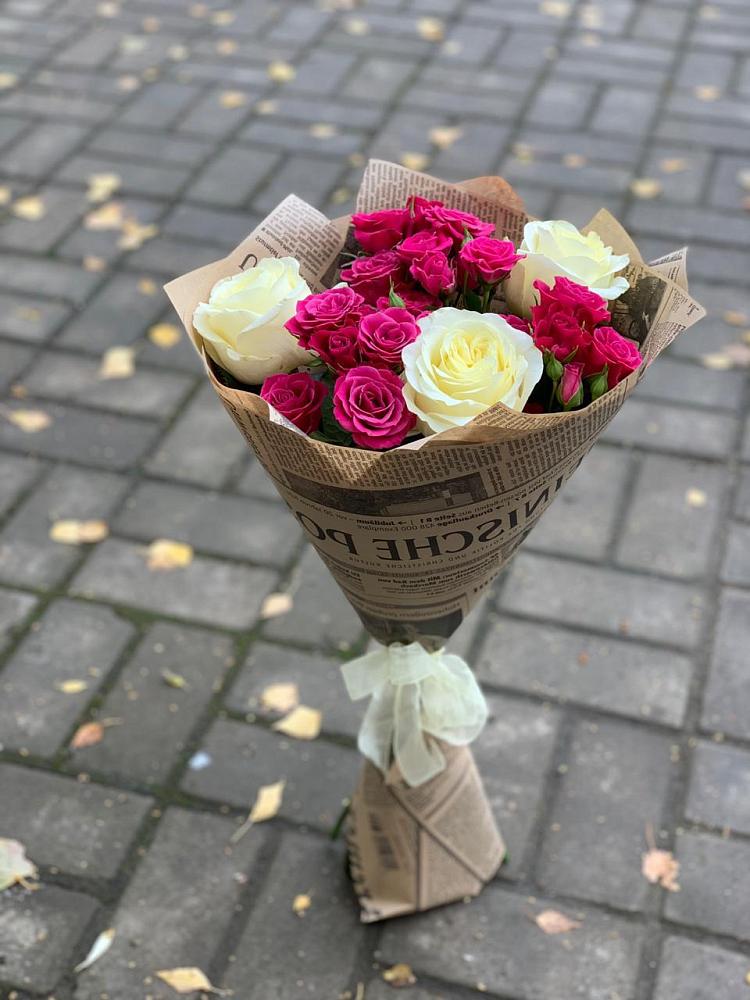 Букет цветов из: Розы в Песчанке