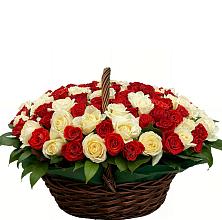 Премиум букет из: Розы #REPLACE_PRED# Песчанке
