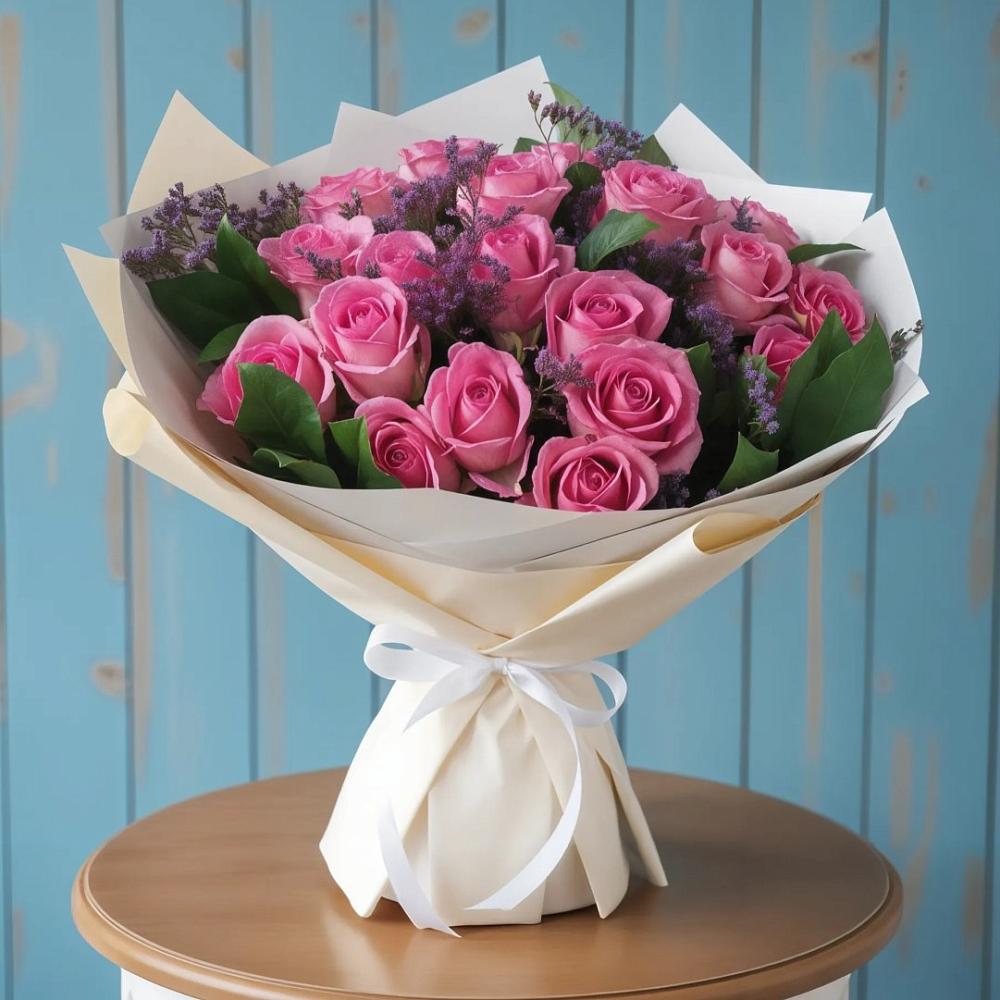 Букет цветов из: Розы в Песчанке